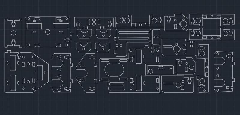 NCS P3-v Steel Metal X Z Brackets and mounts