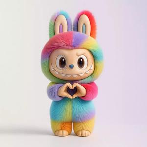 Rainbow Labubu Pop Mart Kasing Lung toy