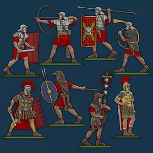 Roman Legionnaires 3D print models for FDM and RESIN printers