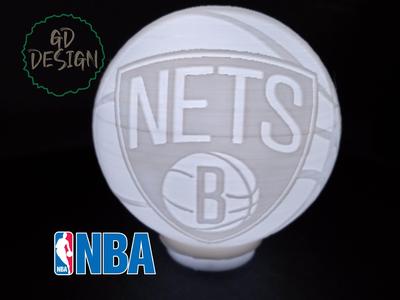 Brooklyn Nets BASKETBALL TEALIGHT