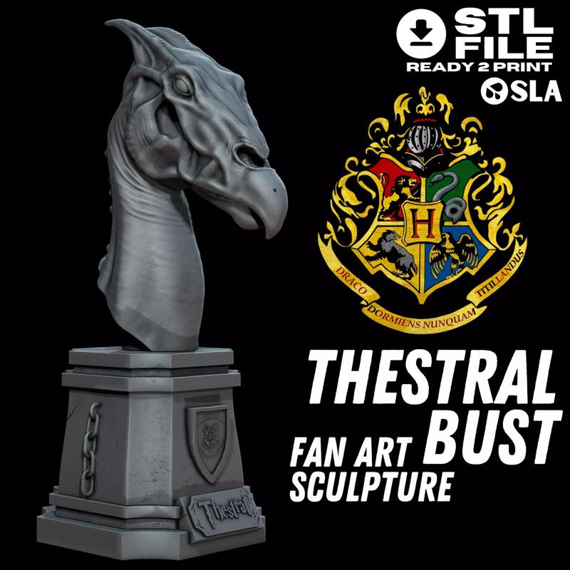 Thestral Bust - Harry Potter