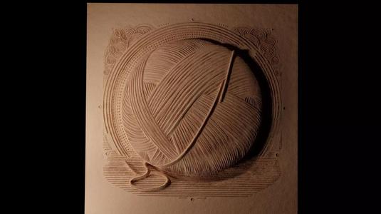 Yarn CNC 3d Print High Relief Sand Casting