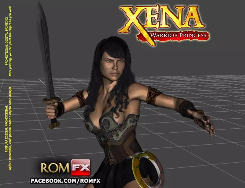 Xena Warrior Princess - Figure Printable