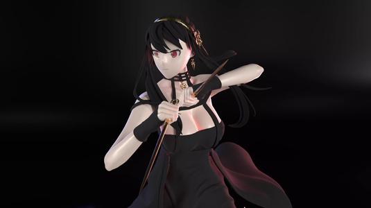 Yor Forger 3d sculpture