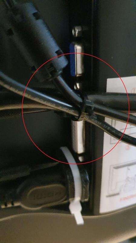 VGA/DVI Mount Cable Tie