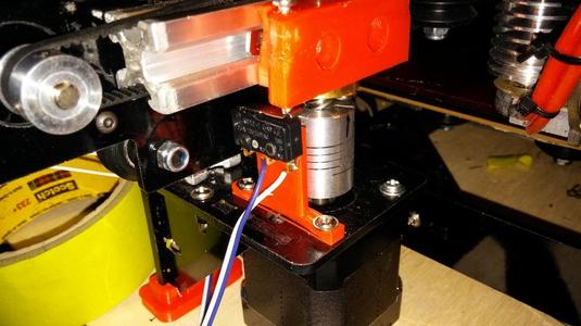 NCS P3-v Steel Brass Lead Screw mount with Adjustable Z stop