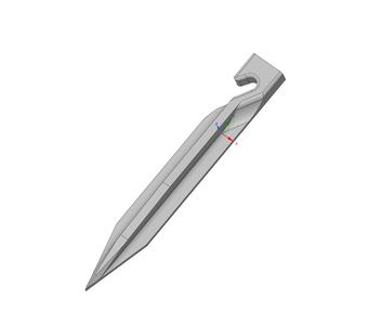 Ground peg for robotic lawnmower