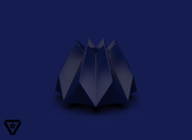 95. Facet Origami Geometric Planter Pot - V30 - Amy (Inches)