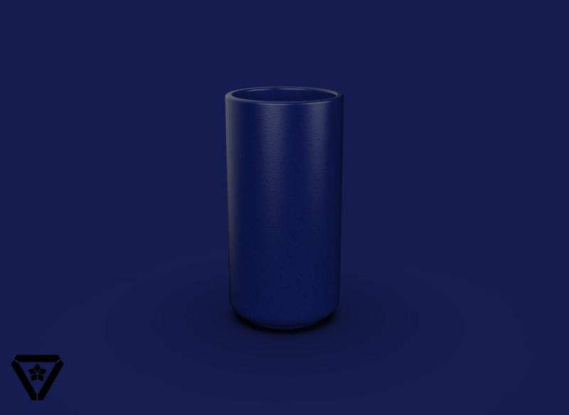 35. Cylinder Geometric Flower Pot -  V2 - Vienna (Inches)