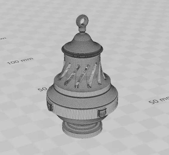 Version simplificada del Botafumeiro de Santiago de Compostela