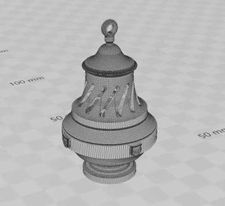 Version simplificada del Botafumeiro de Santiago de Compostela