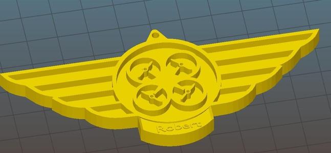 Drone Pilot Wings (Keychain Remix)