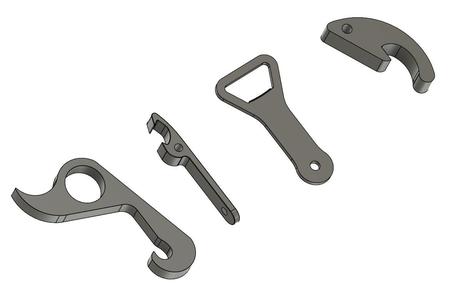 Bottle Opener Set - 4 Different Designs