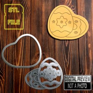 COOKIE CUTTERS - EASTER EGGS MODEL