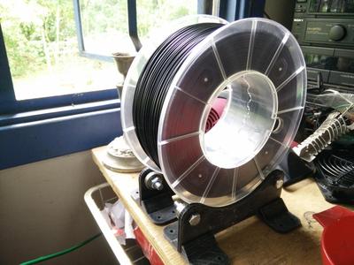 Rigid Universal Filament Spool Roller Stand (RUFSRS)