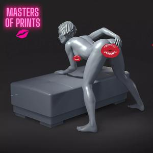 sexy pose - NSFW - EROTIC MINIATURE 75 MM SCALE