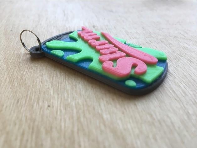 Slurm Can Keychain! (futurama)