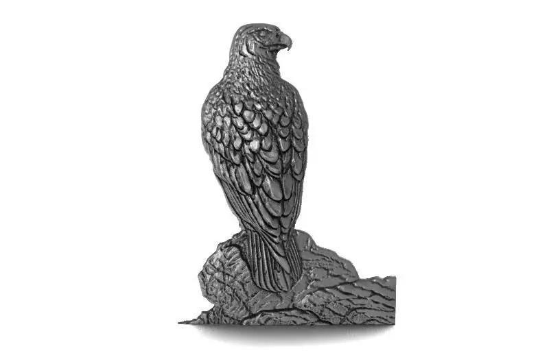 Falcon bas-relief CNC