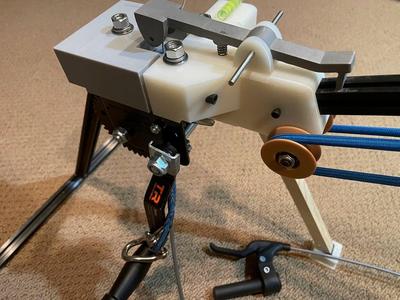 RC plane launcher with winch