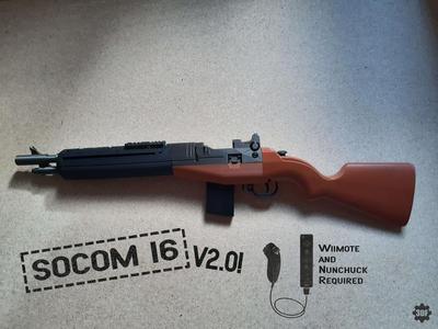 WMR SOCOM 16 V2 - Wiimote & Nunchuk Rifle