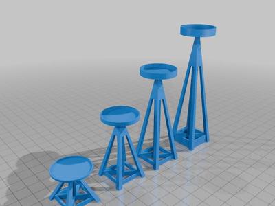 DnD Elevation Stands (25mm scale)