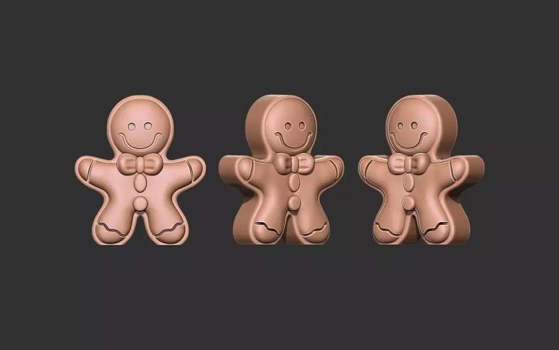 Gingerbread Man Cookie 3dmodel -  Christmas Holiday Theme