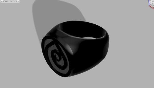 Grey Lantern Ring