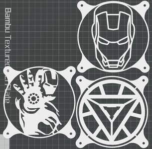 iron man 120mm set of 3