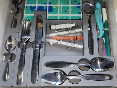Gridfinity Kitchen Drawer