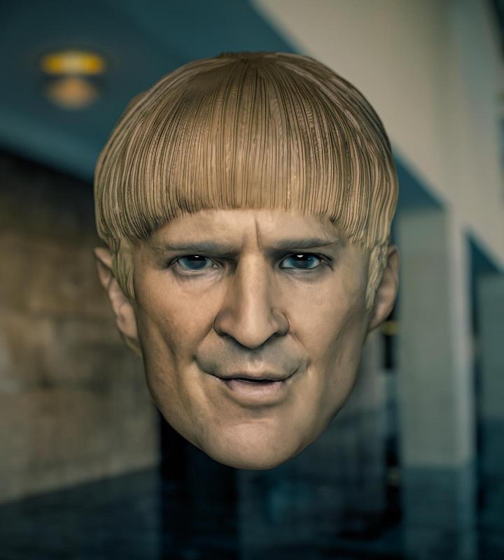 1/6 1/12 Superman 2025 Green Lantern Guy Gardner Nathan Fillion Head Headsculpt