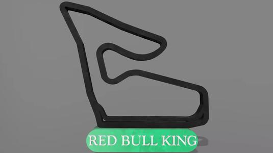 F1 Red Bull Racing Track Decor STL File Autodesk Fusion 360