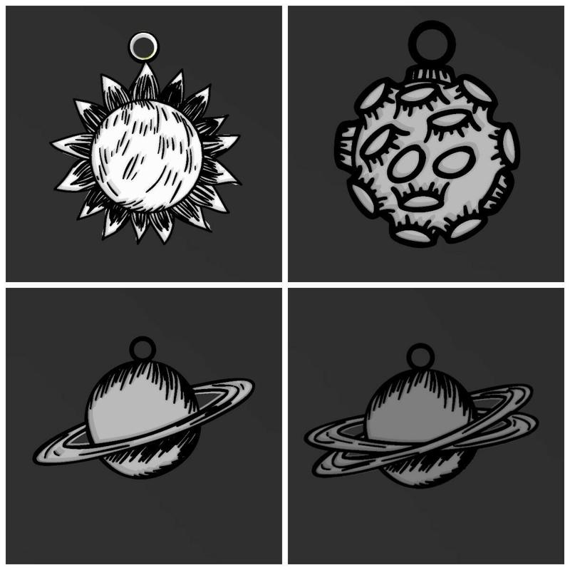 4 Planet Design Zipper Pull Accessory