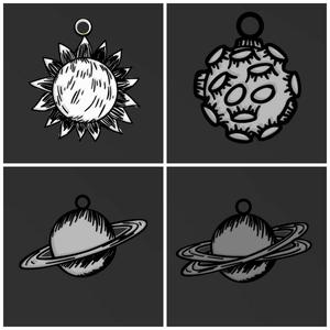 4 Planet Design Zipper Pull Accessory