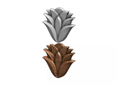 Mehndi flower ornament