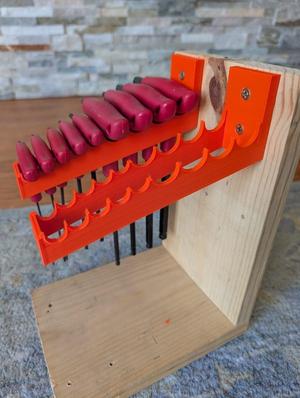 Harbor Freight T-handle allen wrench holder