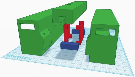 LiPo ESC PDB holder for Quanum Venture
