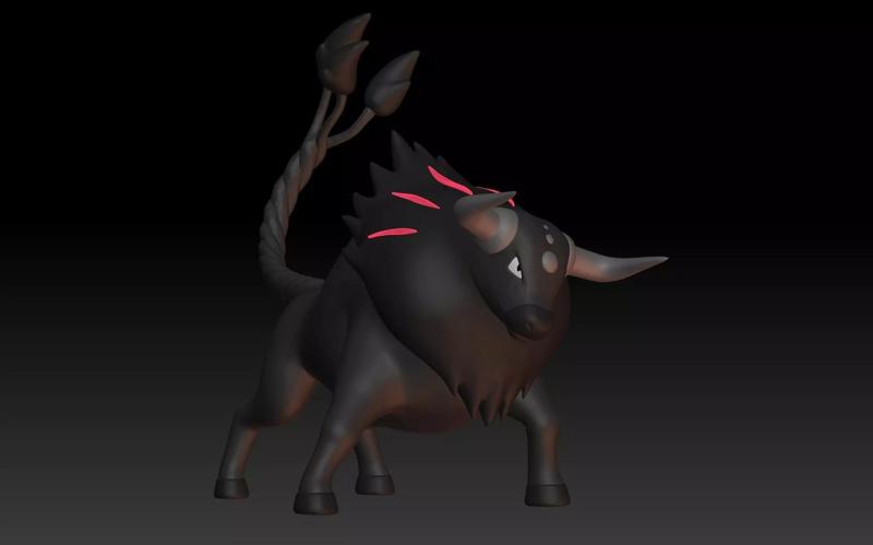 Pokemon Paldean Tauros Blaze Breed
