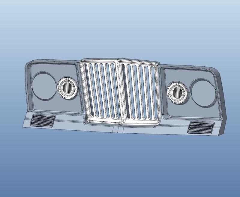 Grille conversion Jeep Gladiator 1962-68