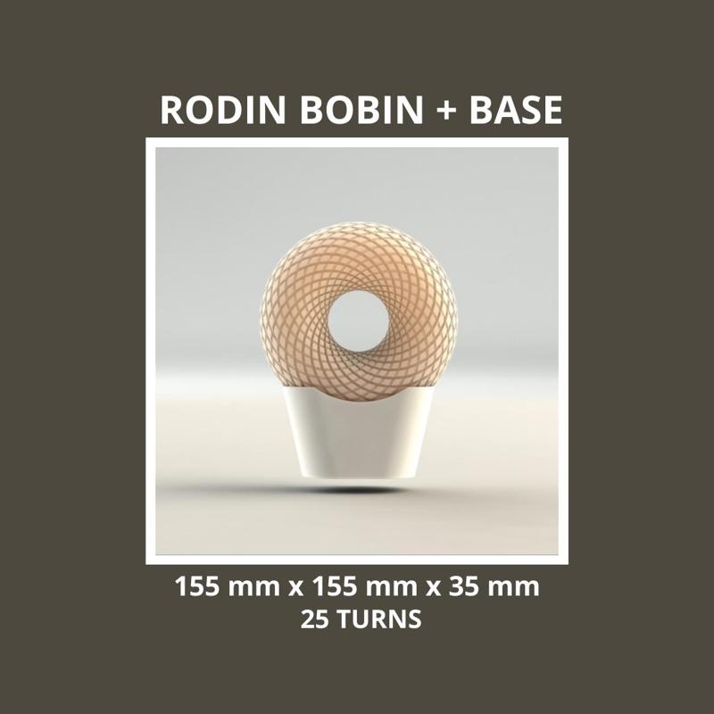 Rodin Coil Winding Jig For Metal Copper Wire Mold Orgone - 155x155x35 mm