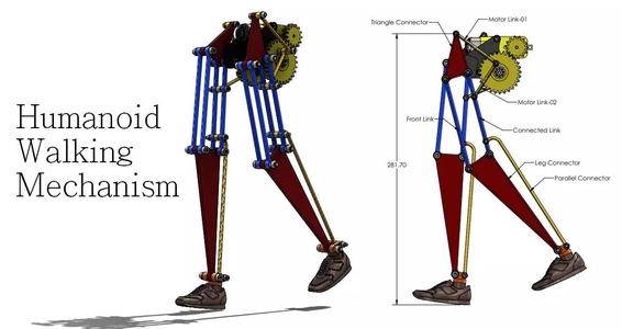 Humanoid Walking Mechanism