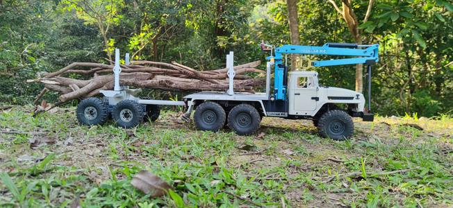 4320 Logging bed and trailer for TRX6 - 1-10 RC body attachment
