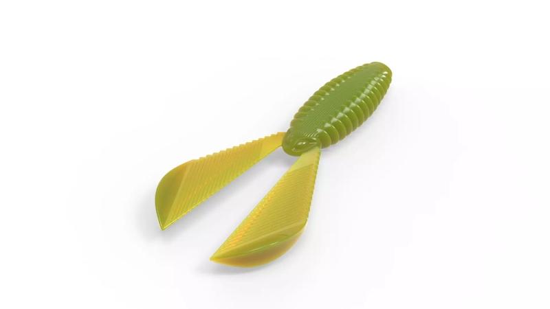Soft fishing lure - Ribbed Creature 100mm