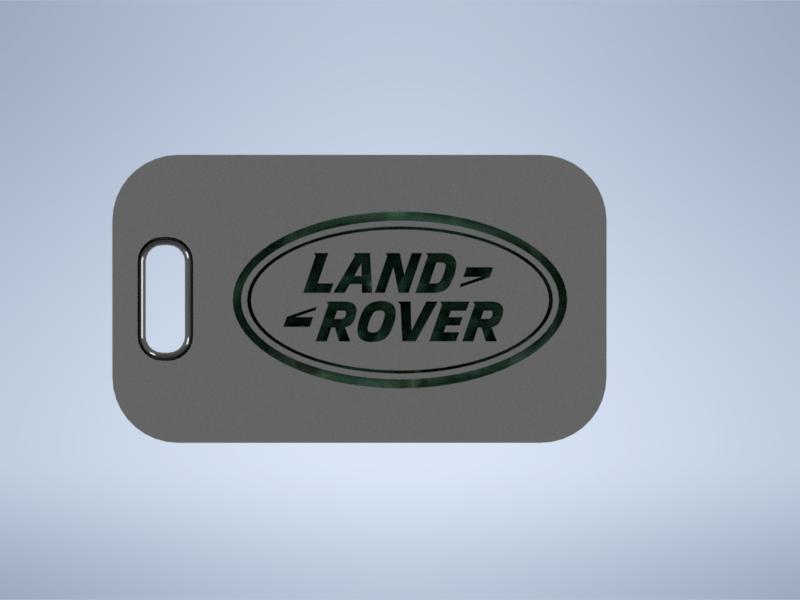 Land Rover logo emblem keychain keyring