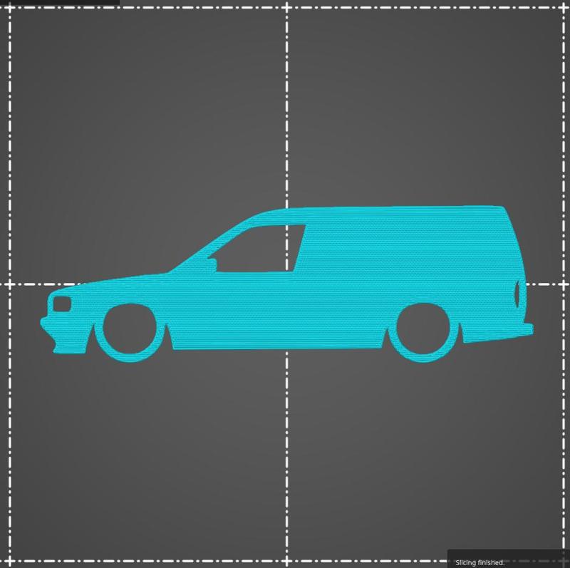 Rover Maestro Van silhouette key