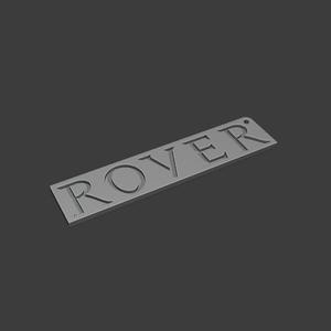 Rover Keyring - Rover Keyring Key Fob - Ver#1