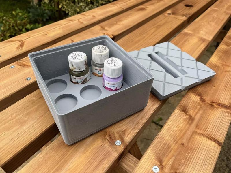 Stackable Humbrol 28ml Bottle Storage Boxes for Cote Maskol Wash