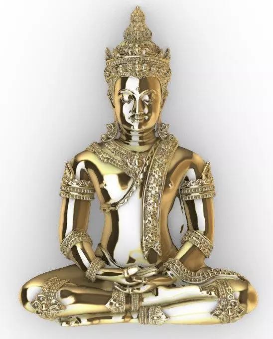 buddha models statue god jewelry 3D print model thai