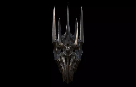 Sauron Helmet lord of the rings 3D DIGITAL DOWNLOAD FILE