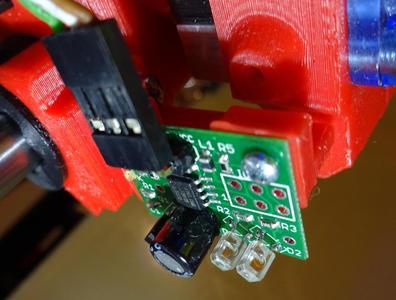 Ormerod mounting for Mini height sensor board