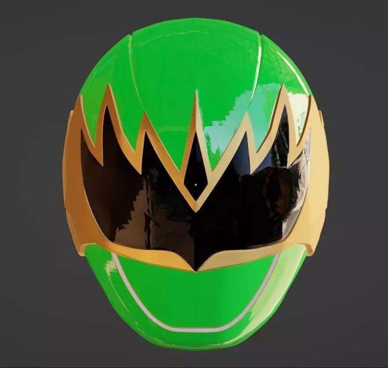 Power Rangers Ninja Storm Green Samurai Ranger helmet
